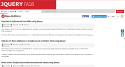 Desktop Screenshot of jqueryfaqs.com
