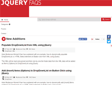 Tablet Screenshot of jqueryfaqs.com